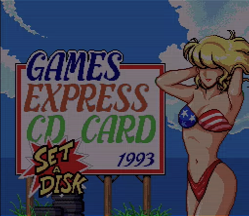 jeu Games Express CD Card 1993